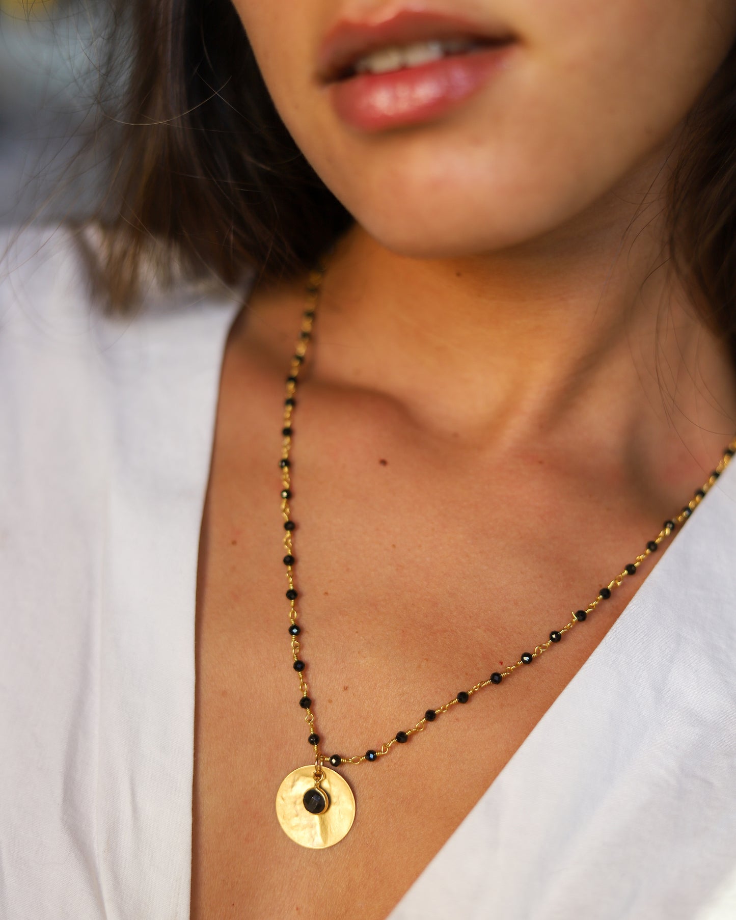 Green Verona Beladona Necklace