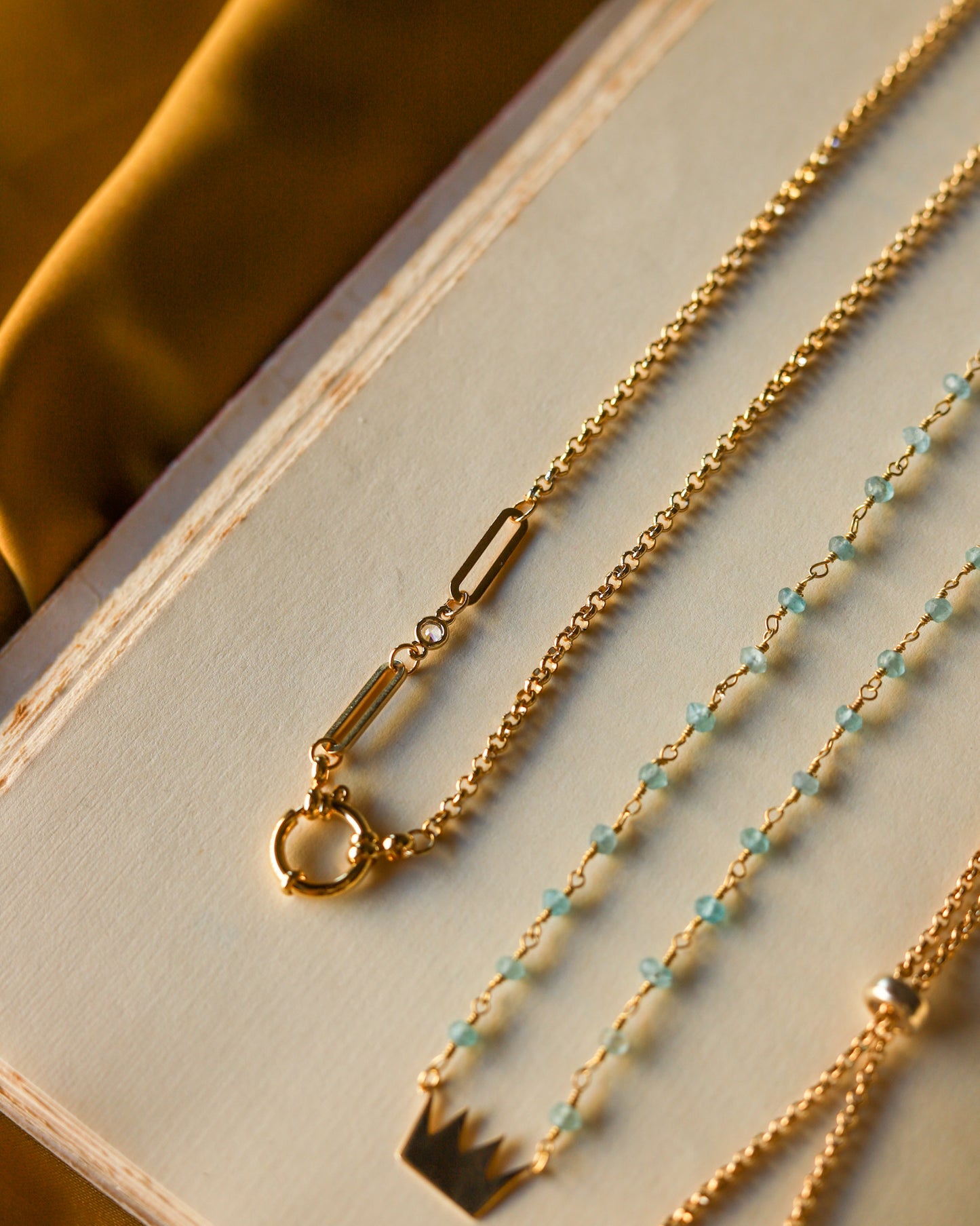 Crown Aquamarine Set