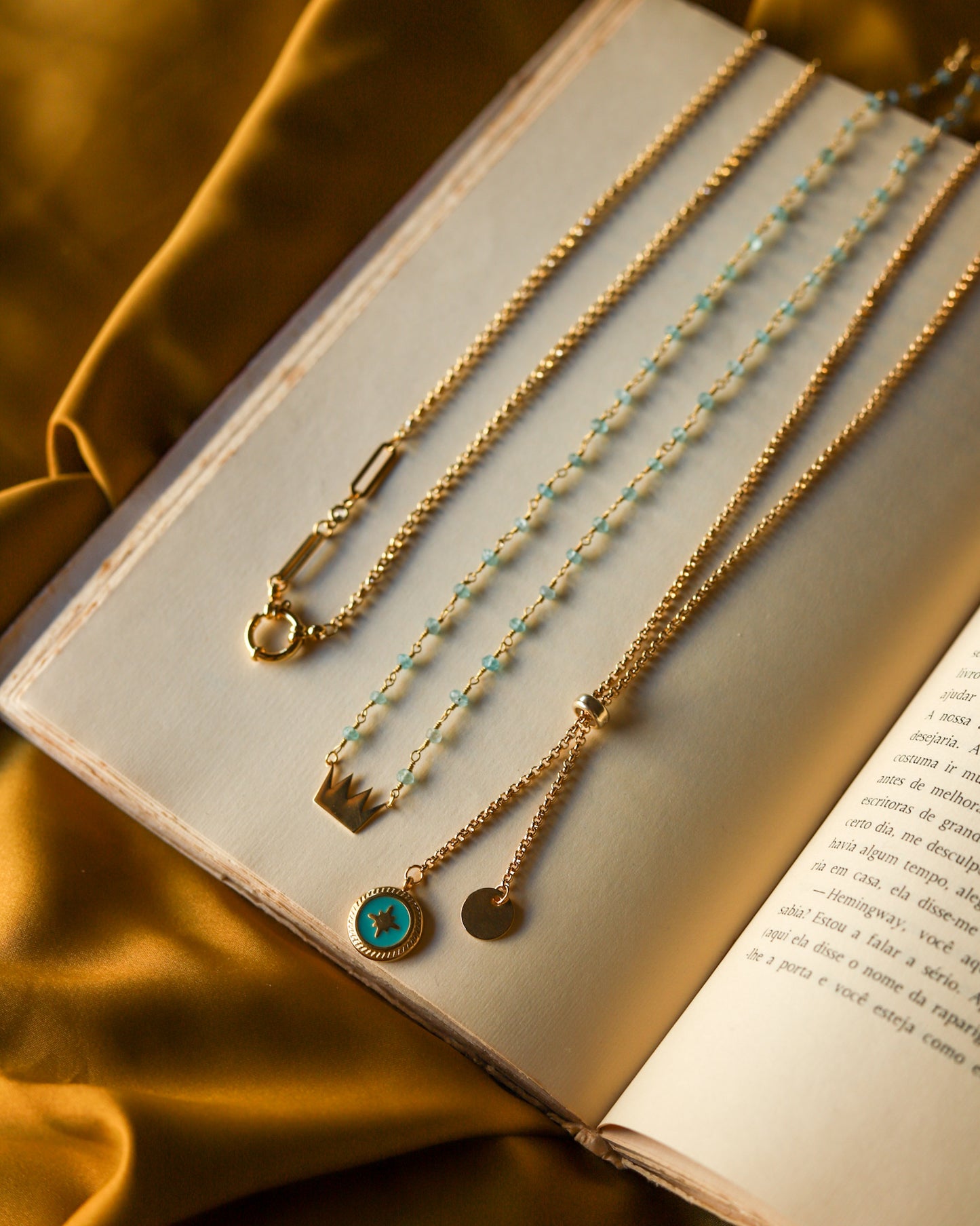 Crown Aquamarine Set