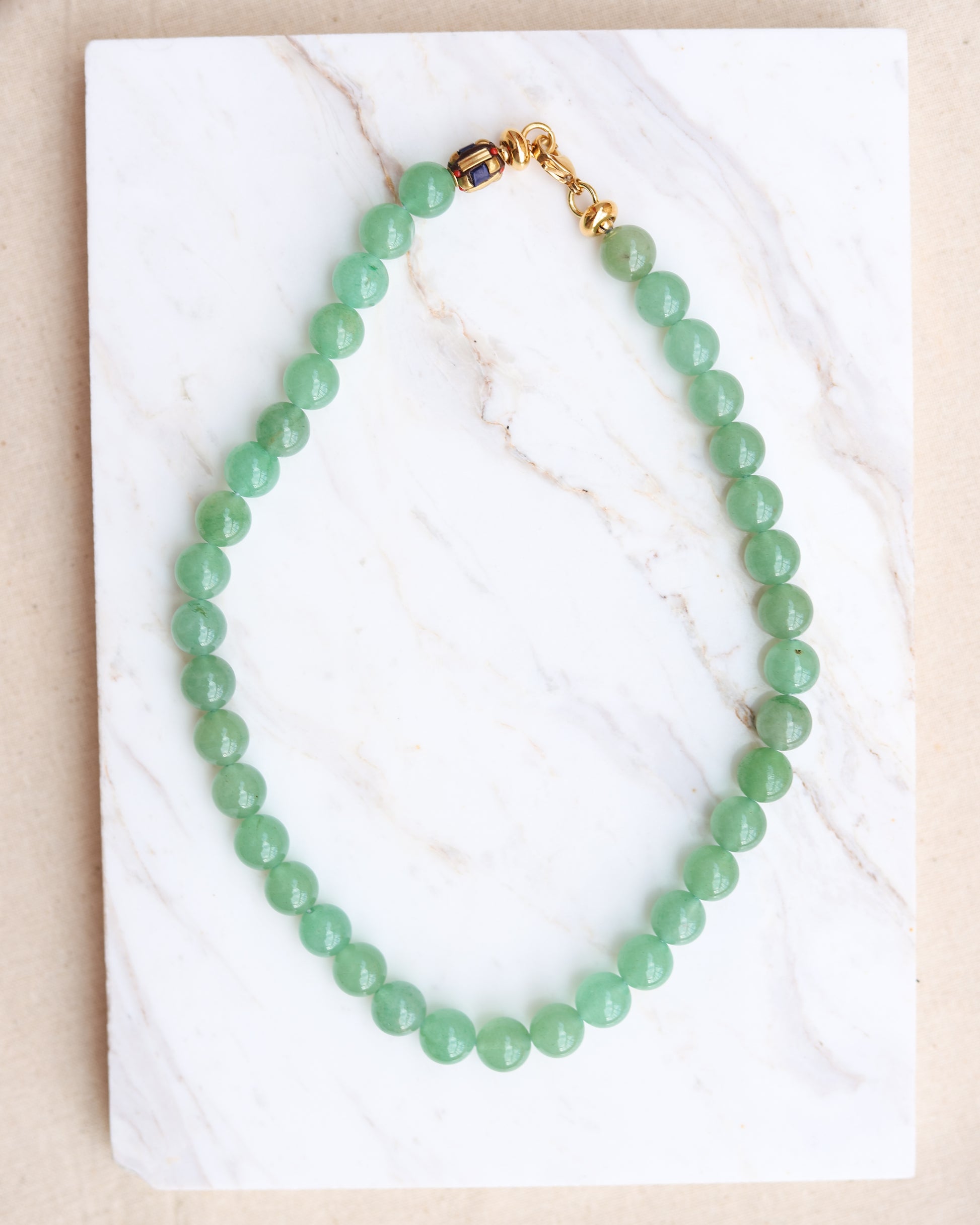 Necklaces made of natural stones