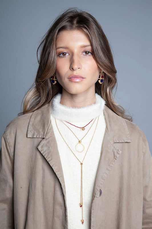 Conjunto Miosótis bordeau