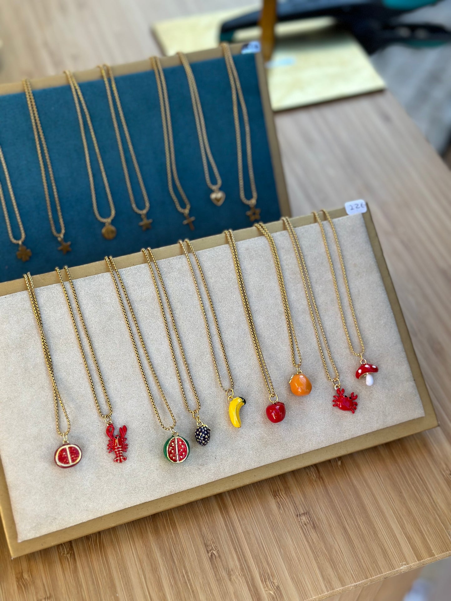 Minimal Fruit Necklace