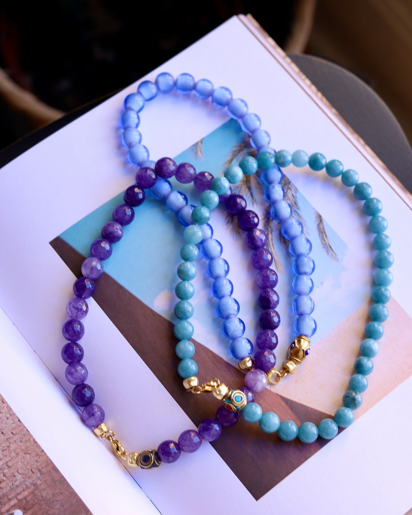 Colorful Agates Necklace