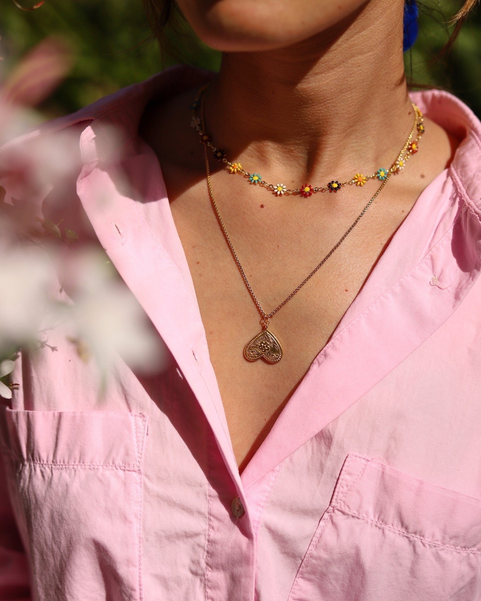 Inverted Heart Necklace