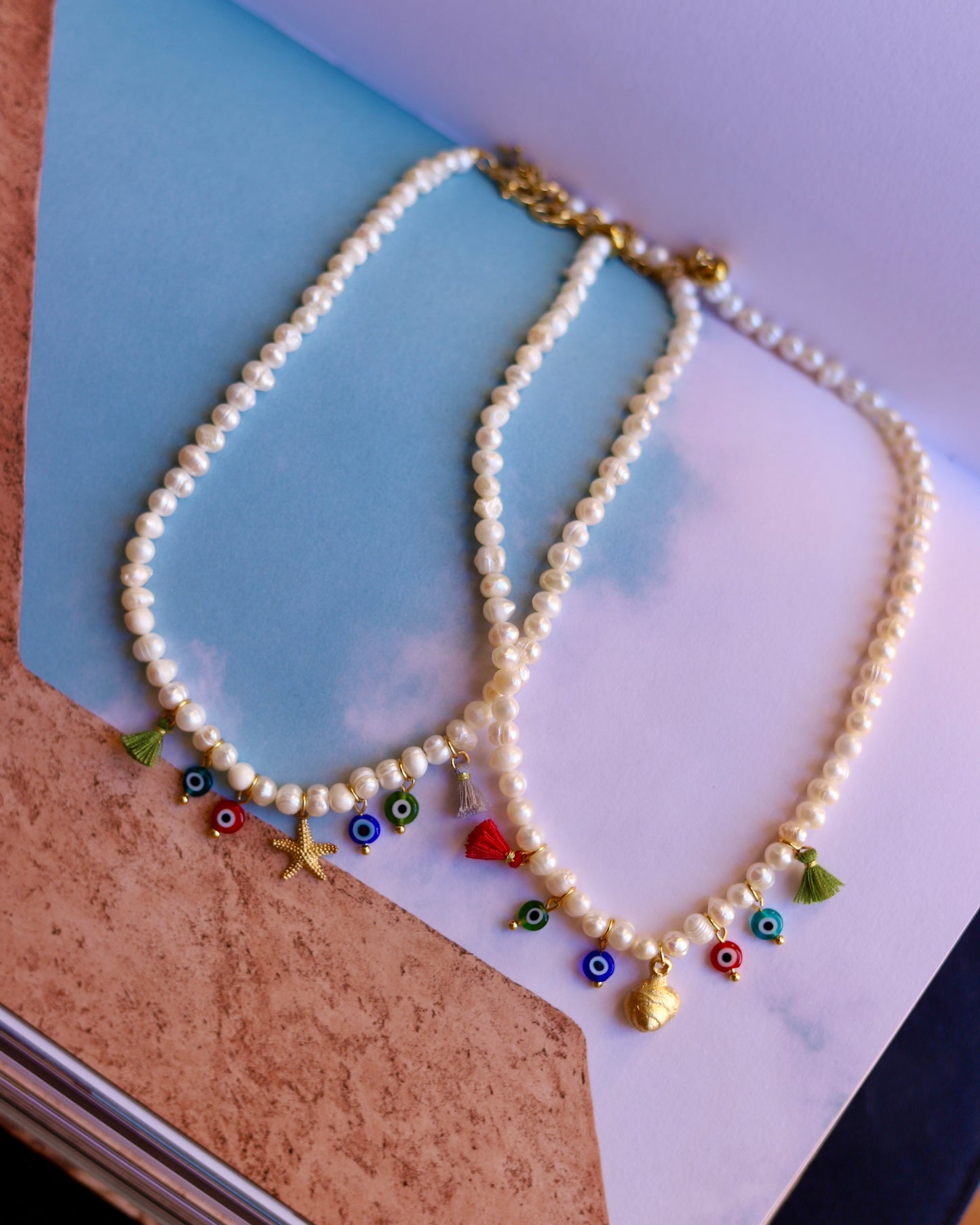 Sea water pearl necklace