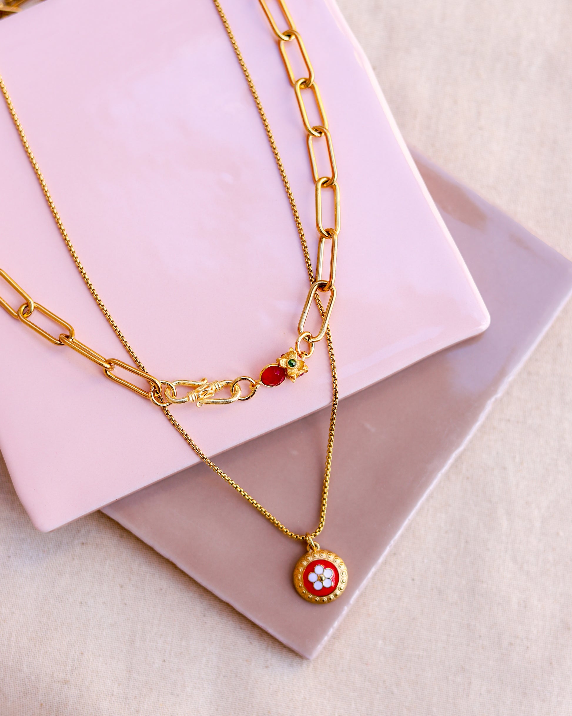 Conjunto Caramujo Encarnado