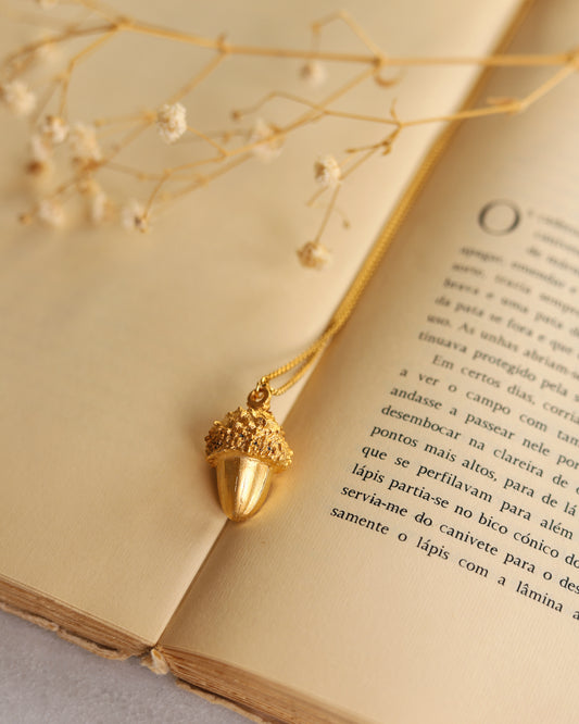 Colar Bolota dourada