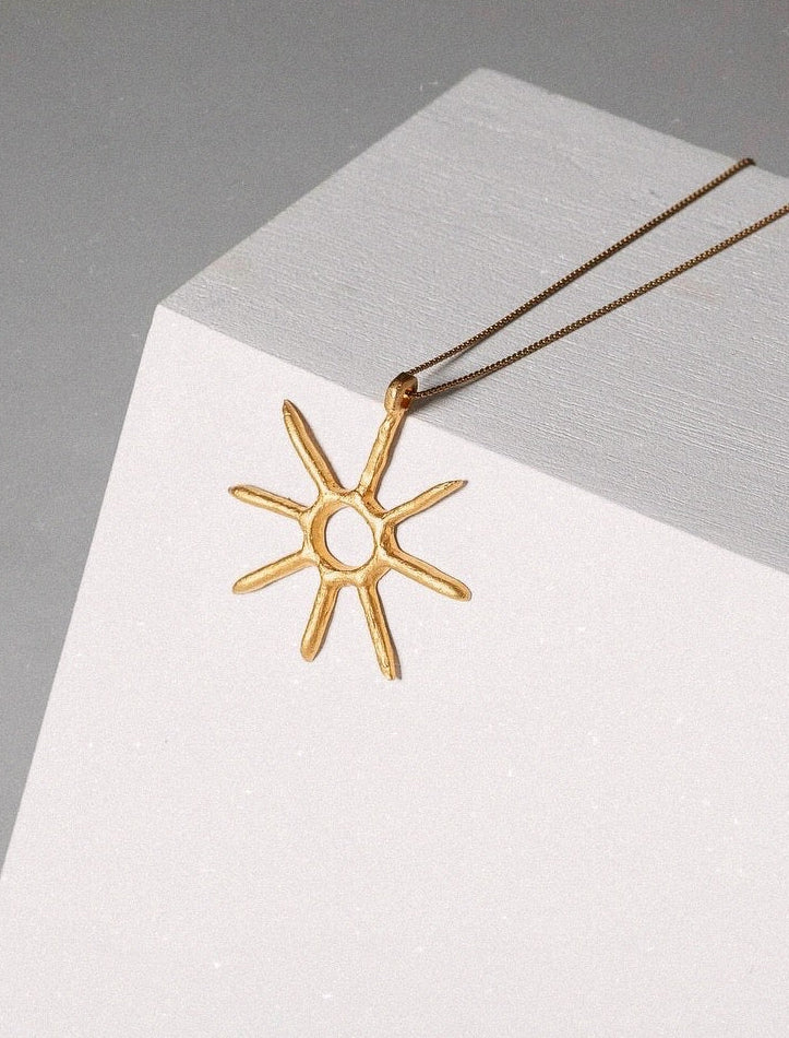 Handmade Sun Necklace