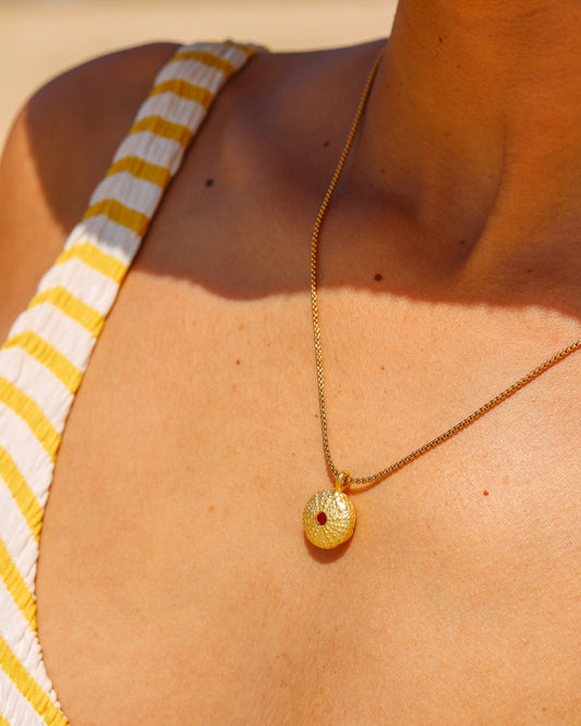 Minimal Hedgehog Necklace