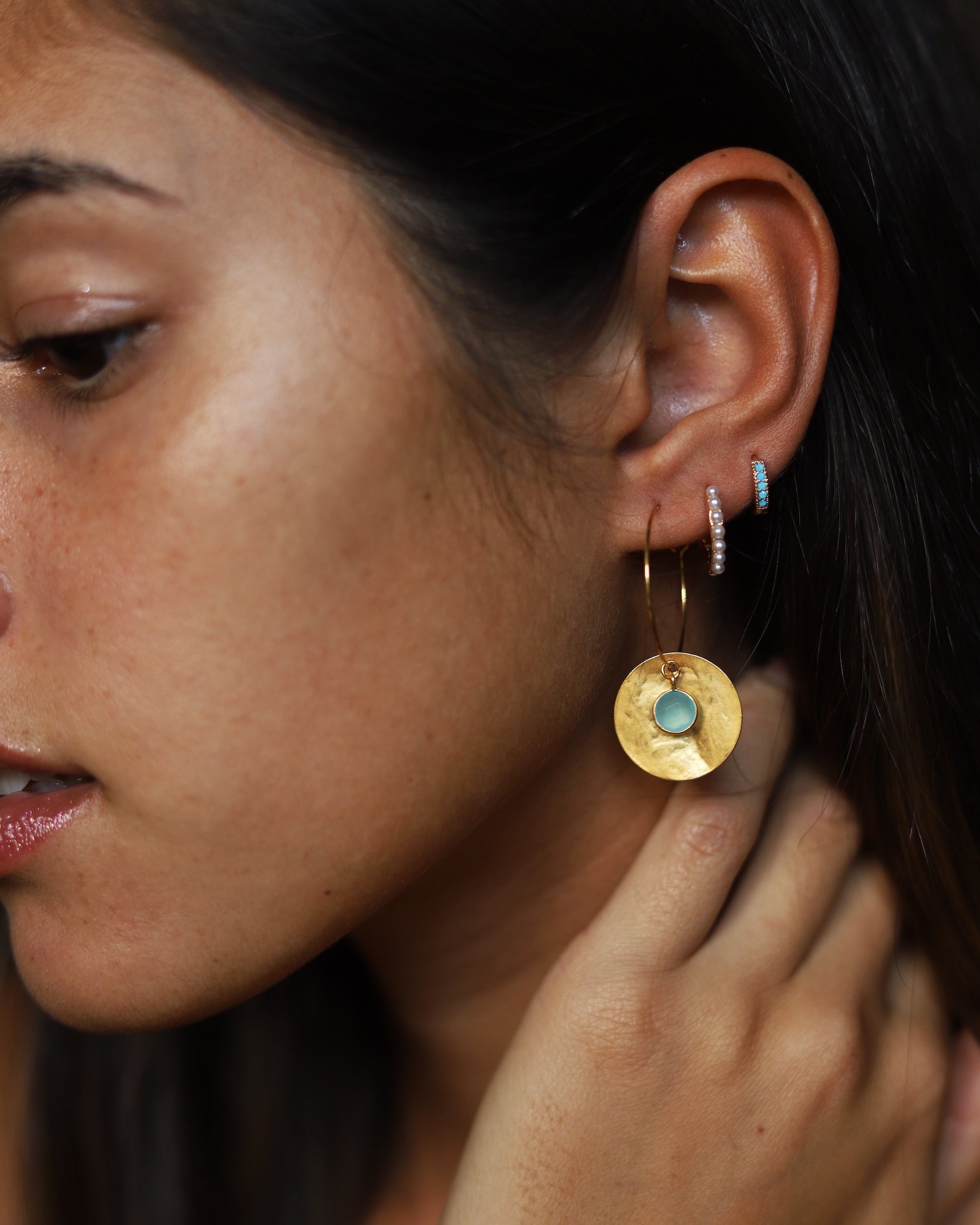 Blue Beladona Earrings