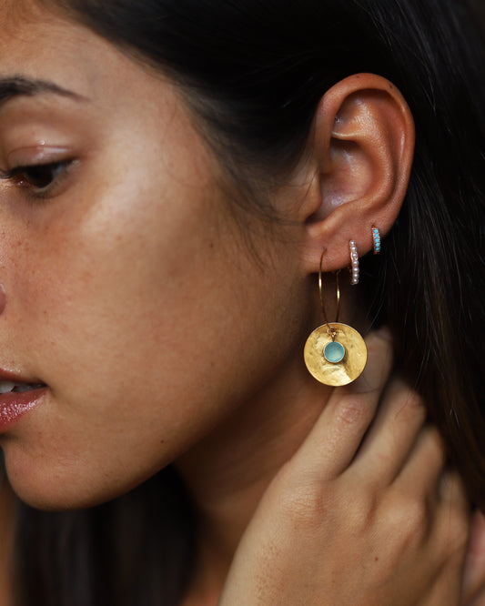 Blue Beladona Earrings