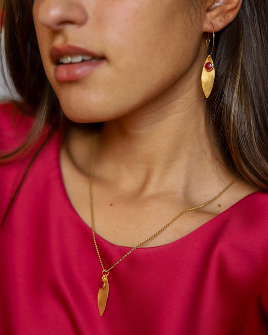 Brincos Folhas Outono