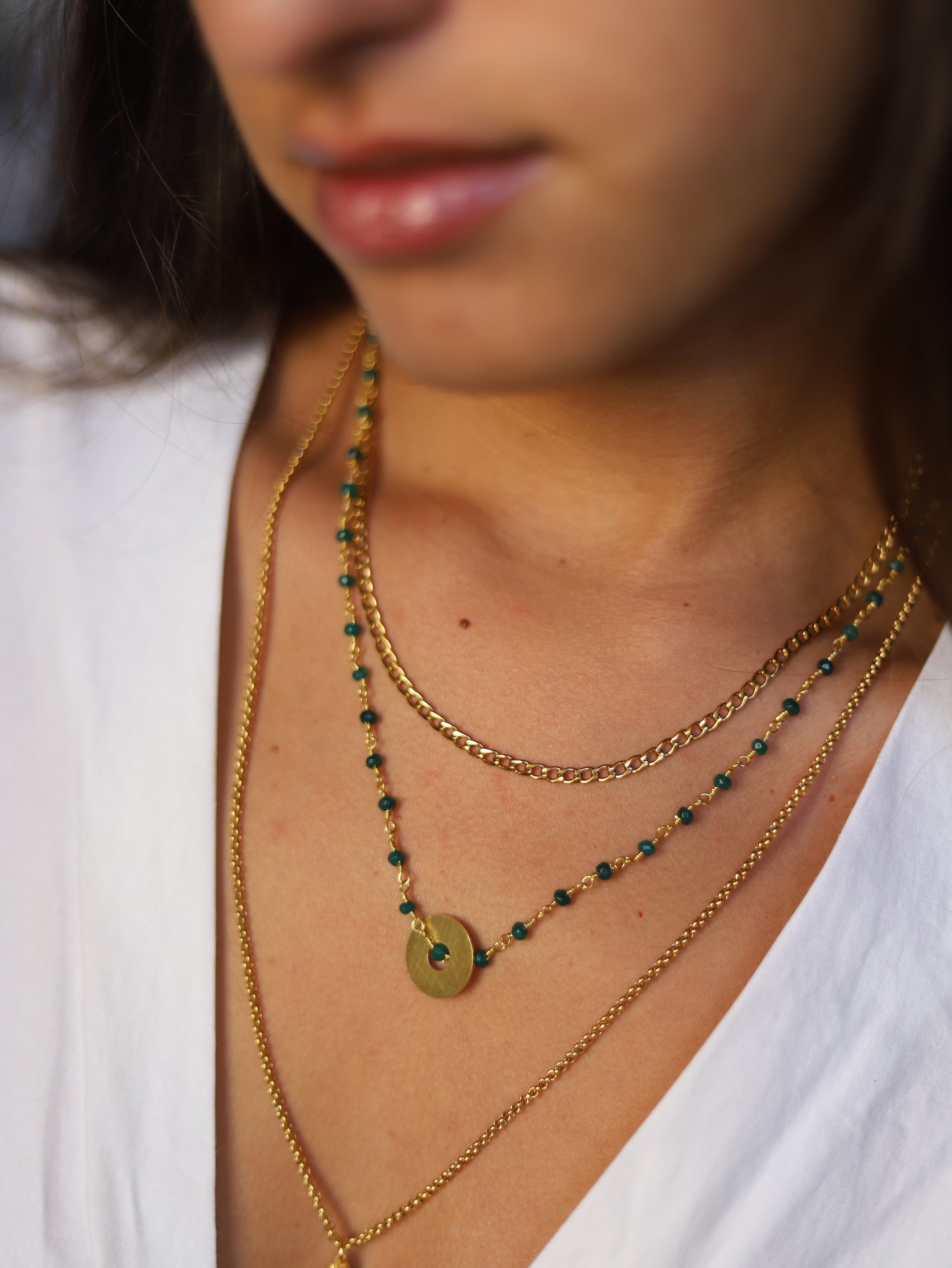 Emerald green set
