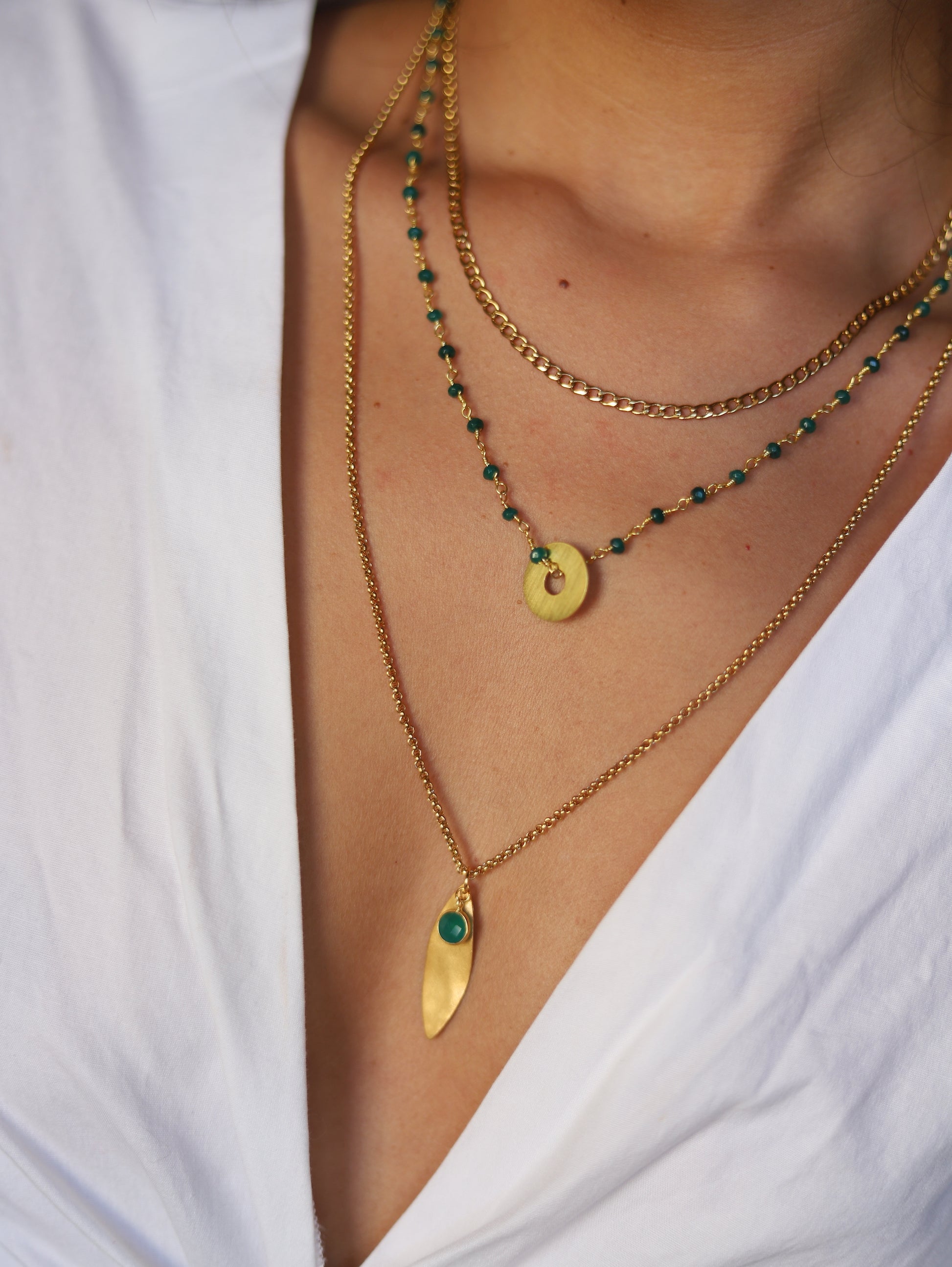 Emerald green set