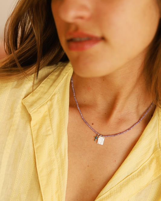 Colar Minimal Stone Escapulário