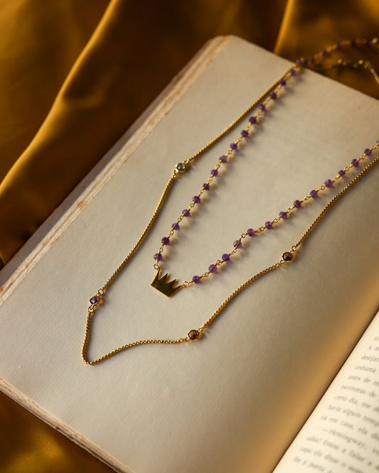 Lilac Crown Verona Necklace